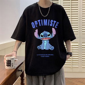 麂皮绒短袖t恤男大码半袖男 JD82220-P25图片