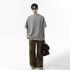 解构拼接短袖t恤男cp158-特p30，男装T恤，电商B371