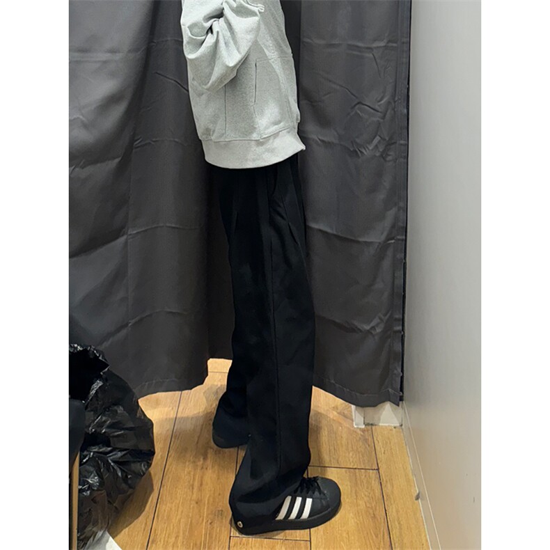 港风抖音大码休闲裤长裤品质西裤直筒裤A014-DY2172-P55,男装西裤,电商A014