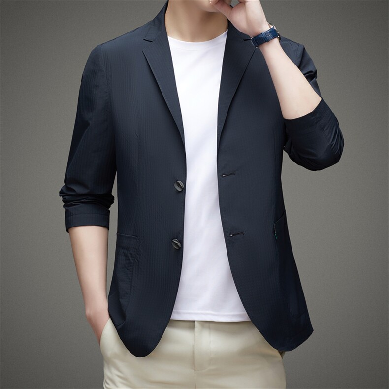 高级感西服男士春秋季商务休闲西装便服时尚外套MJ82301-P148,男装西服套装,星座1105-3