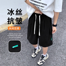 舒适透气休闲百搭抗皱宽松冰丝清爽速干冰丝短裤DK530特批22，男装休闲裤，星座718-1