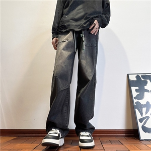 k1085-p55-控78  S-3XL现货宽松cleanfit牛仔裤图片