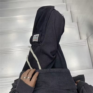 牛仔裤男秋季潮大码休闲裤子高街N5004P45图片