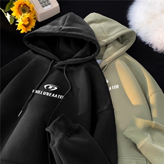 现货！重磅大码M-4XL得物品质加厚连帽卫衣RH6204-特P35，男装卫衣，星座610B-1