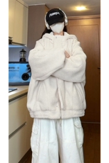 宽松连帽传统复古外套都市潮流经典美式学院风棉衣HY676TP98，男装棉衣，电商A102B