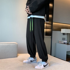 2023新款冰丝垂感休闲九分裤2011-特批32，男装休闲裤，星座718-1