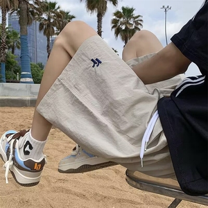 工装短裤子男士夏季新款短裤五分休闲裤男生宽松运动中裤男图片