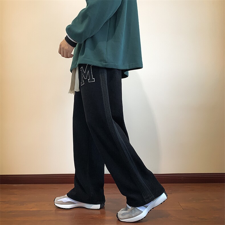 22秋新款欧棉绒宽松休闲oversize情侣休闲长裤B266-X827-P60,男装休闲裤,星座B257-1