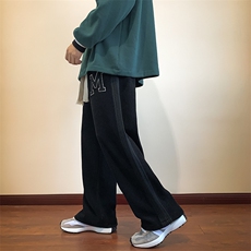 22秋新款欧棉绒宽松休闲oversize情侣休闲长裤B266-X827-P60，男装休闲裤，星座B257-1