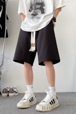 K9047/P30夏季百搭舒适短裤男中裤宽松潮男新款提花个性五分裤子，男装牛仔裤，电商A141