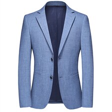 春季新款西服商务休闲2023新品西装上衣单西便服潮流宽松男士外套图片