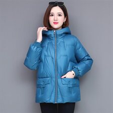 2023冬季新款时尚百搭温暖舒适加厚保暖棉服，女装棉衣/棉服，姿萝菲