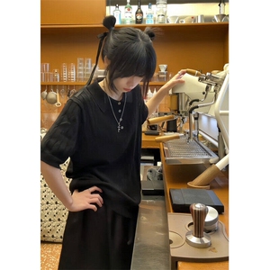 美式夏季麻花针织polo衫男老钱风修身短袖工装情侣t恤潮LZ966-p40图片