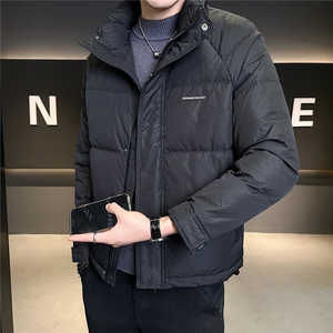 9918-L-4XL-P195标50绒店主风冬立领定制面料简约羽绒服外套男图片