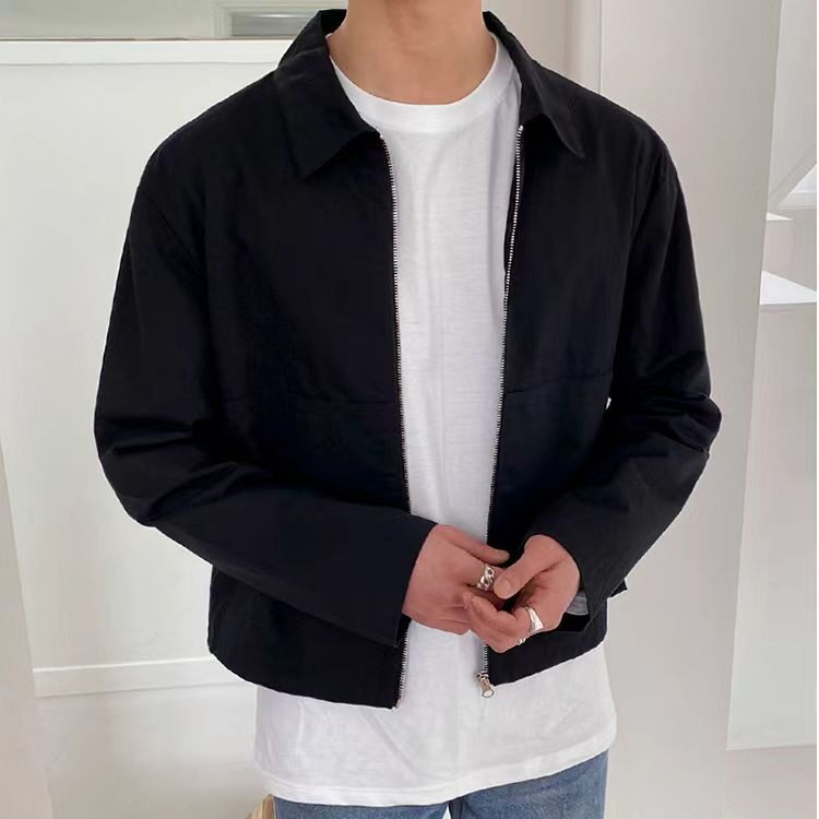 美式潮牌棒球服夹克男潮字母刺绣宽松百搭情侣飞行纽扣外套上衣图片