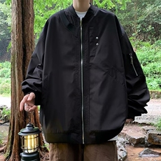 夹克男潮街头痞帅宽松外套棒球服情侣休闲上衣潮JK902P63，男装夹克，星座410-2