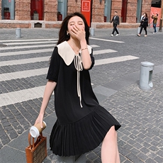 现货减龄百褶连衣裙2C236-0217-P105-K158，女装连衣裙，2C236