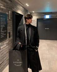 现货~加棉毛呢大衣男装中长款呢子风衣加厚外套716A-A022P110，男装风衣，星座716A（原星座815-4）