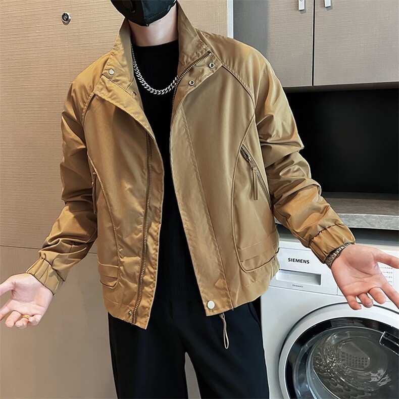 工装外套男新款潮流短款夹克衣服男士春秋款上衣,男装夹克,星座1013