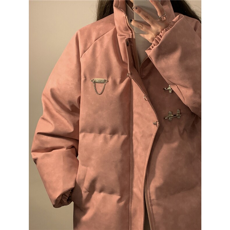 1中性立领PU皮复古做旧面料金属飞机扣款棉衣男MY77726P148控198,男装棉衣,星座226-2