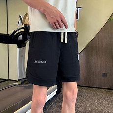 休闲短裤男2025夏季潮牌百搭帅气简约宽松五分裤A313-1-X6805-P48，男装牛仔裤，电商A313-1