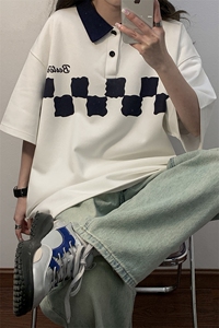 7个高点击 翻领港风纯polo衫短袖男T恤X416b-1-DT316-P40 限58图片