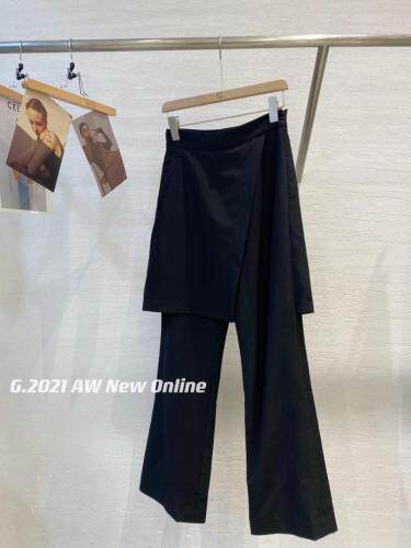 秋季新款围裙设计西装裤尺码SM，女装休闲裤，G