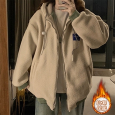 两面穿灯芯绒加绒羊羔毛外套少女秋冬装学生加厚棉衣棉服C464-110，男装棉衣，星座911-2(原星座613-2）
