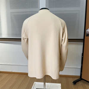 2025秋冬美式半拉德绒内搭长袖T恤卫衣宽松打底衫男女T295/特P35图片