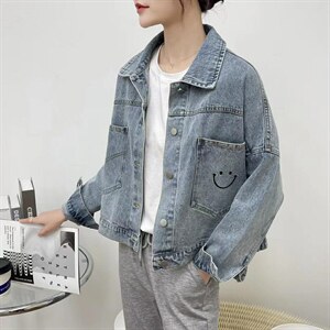 刺绣牛仔衬衫均码，水洗颜色正,女装衬衫,Y·Z 羽倬