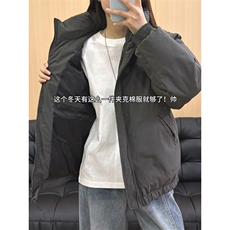 现货冬季美式休闲加厚雪山外套夹克立领纯色三防户外工装棉服，男装夹克，电商A486
