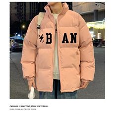 新款棉衣男外套加厚立领韩版潮流青年帅气羽绒棉服冬装棉袄子，男装棉衣，星座1013-1