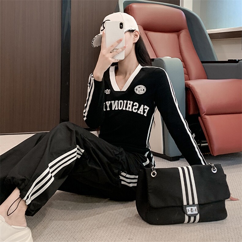 女装/女士精品套装/学生校服/工作制服时尚套装2024年秋季长袖套,女装套装/套裙,江南