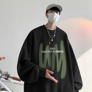 ！ 圆领卫衣男装港风长袖T恤男外套男WY149-P28图片