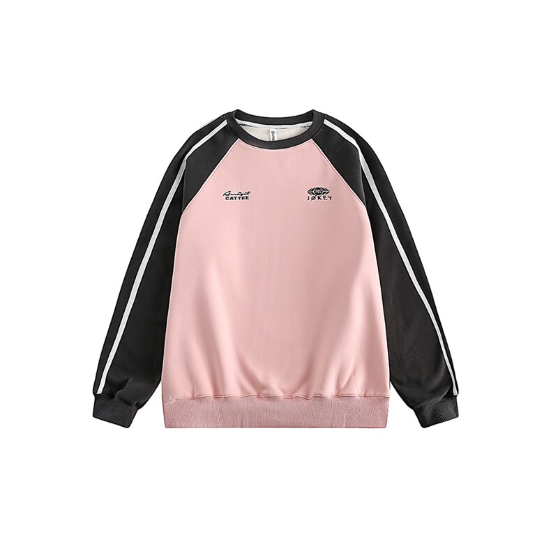 2025冬380g绣花圆领条纹卫衣--5229控价108,男装卫衣,电商S012（CATTEE）