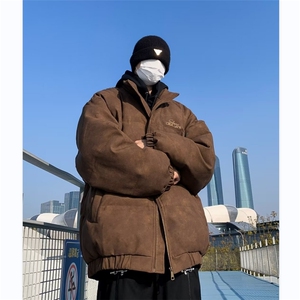 美拉德加厚皮棉服男冬季2024新款面包服美式棉衣外套MF176-P95图片