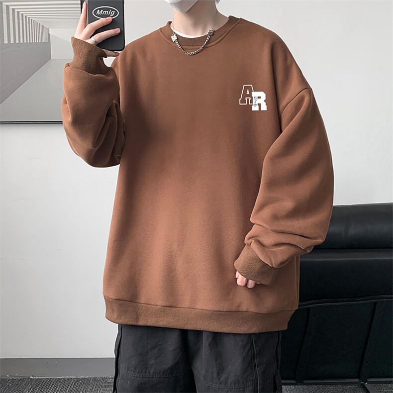 春季圆领卫衣男大码韩版宽松长袖外套S6369-P28,男装卫衣,电商A040