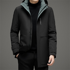 BZC2365钱塘2020-2新款时尚休闲简约冬季厚款中年男士羽绒服P260，男装羽绒服，钱塘207-2