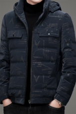 秋冬季可脱卸帽休闲羽绒服男新款中年保暖外套上衣ZL7008-P230，男装羽绒服，电商B212（原钱塘6029）