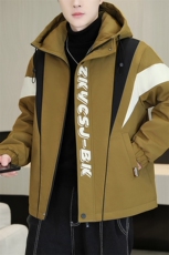 加绒加厚夹克男时尚潮流加厚棉衣男外套MY1685-P73，男装夹克，星座310B-3