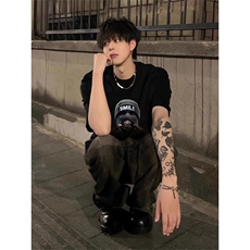 美式潮牌T恤纯棉体恤1209-1-T41-P25现货不缺货，男装T恤，星座1209-1
