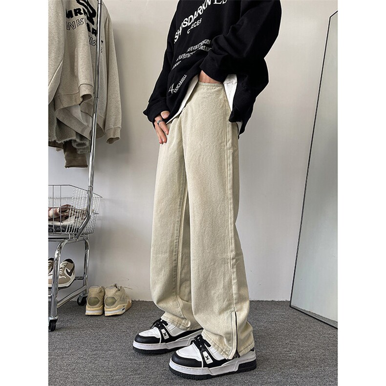复古水洗牛仔裤潮流新款宽松休闲百搭直筒裤,男装牛仔裤,星座410-6（原星座1304-1）