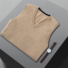 2025年秋季时尚百搭通勤简约休闲马甲，男装背心/马甲，玖雪绒羊绒