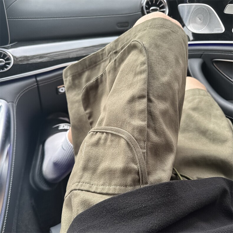 大码宽松休闲裤短裤工装裤五分裤A014-DY2373-P45控58,男装休闲裤,电商A014