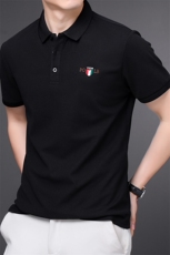爆夏季男款冰丝透气polo衫短袖潮流上衣百搭休闲刺绣商务风男装，男装T恤，钱塘6003（原4033）