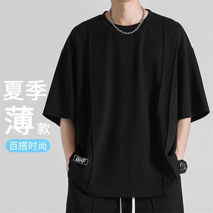 短袖t恤夏季休闲时尚百搭夏装冰丝清爽跑步运动TT351-特批-36图片
