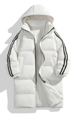 秋冬季高品质条纹长款防寒户外棉服棉衣外套Tide棉袄HZ8818-P108，男装棉衣，星座610B-1