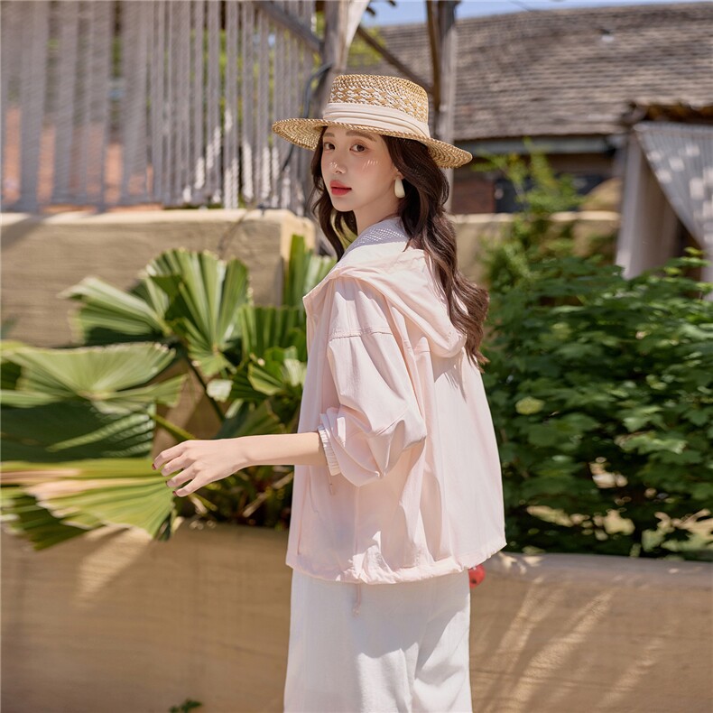2026夏季新款女轻薄透气原纱防晒衣外套,女装防晒衣,可可小西