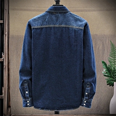 秋季流行男士牛仔衬衣时尚休闲长袖衬衫外套XZ310B-3-CY604-P55，男装衬衫，星座310B-3
