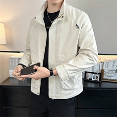 2026店主风春季简约立领休闲棒球服夹克时尚潮流外套7701-P55，男装夹克，电商A413